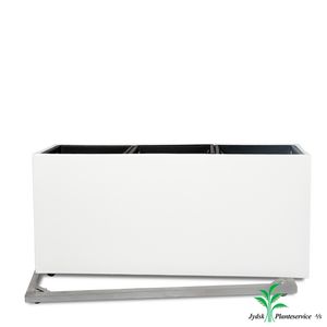 Dominica inkl. hjul og indsats Hvid blank