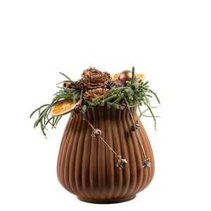 Juledeko. no. 31-20, uden lys, brun